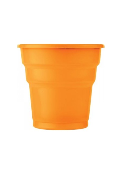 25 Adet Plastik Bardak Turuncu