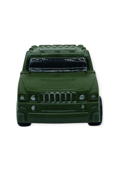 Çek Bırak Arabalar 10 Cm - Yeşil Çift Kabin Pick-up Yeşil