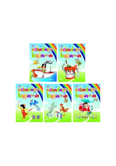 3-6 Yaş Arkadaşım Boyama Kitapları 5 Li