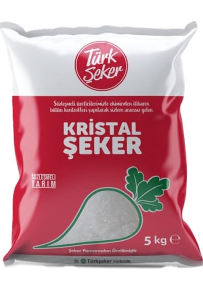 Türk Şeker Toz 5kg Tekli
