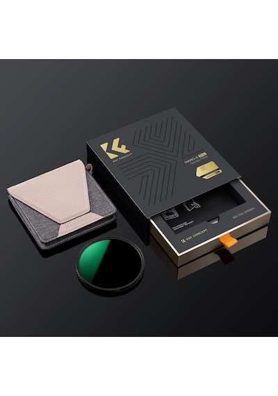 K&f Concept 46mm Nano-x Pro Cpl Filtre - Süper Slim / 36 Katmanlı