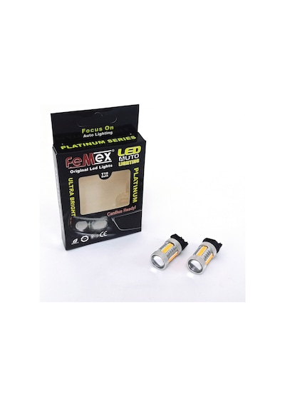 Femex Volkswagen Golf 7 Gündüz Farı Led Ampulu Turuncu Femex Pw24W