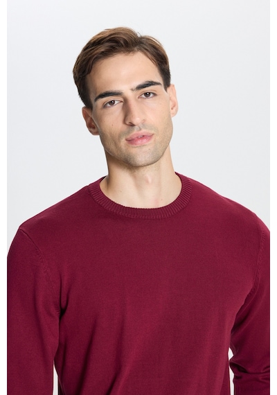 AC&Co / Altınyıldız Classics Erkek Bordo Standart Fit Normal Kesim Bisiklet Yaka Triko Kazak Bordo AC&Co / Altınyıldız Classics Erkek Bordo Standart Fit Normal Kesim Bisiklet Yaka Triko Kazak Bordo