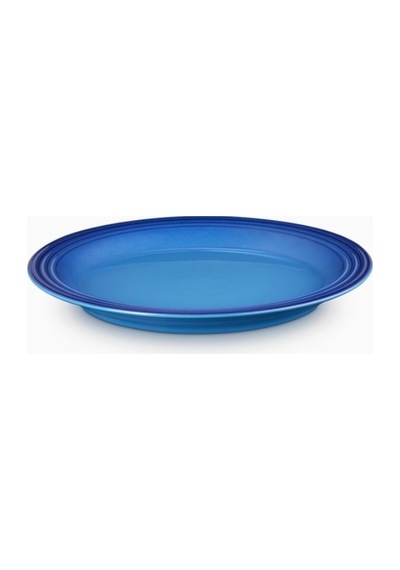 Le Creuset Klasik Dayanıklı Tasarım Seramik Yemek Tabağı 27 Cm Mavi