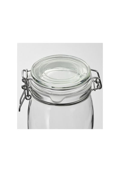 Vakum Kapaklı Cam Kavanoz Şeffaf 2 Litre Contalı Kavanoz Şeffaf - 551351529 Şeffaf