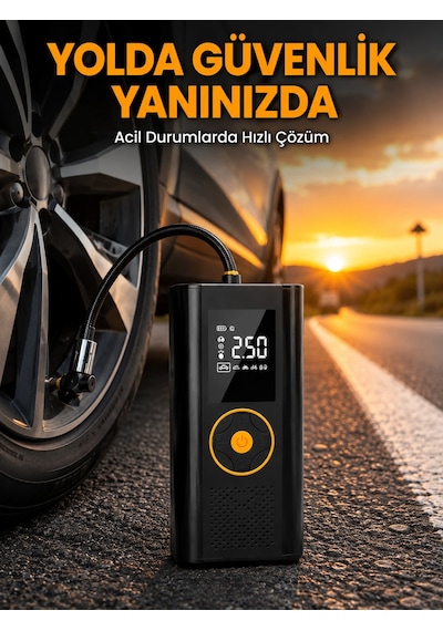 Bay Led Ekranlı Akıllı Hava Kompresörü Hassas Basınç Kontrolü Yeni Nesil Najmaddin