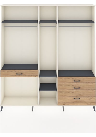 Arges Dolap 7 Raflı 4 Çekmeceli 3 Askılı 220x30x243 Aytaşı-antrasit/çam Antrasıt/atlas Çam Arges Dolap 7 Raflı 4 Çekmeceli 3 Askılı 220x30x243 Aytaşı-antrasit/çam Antrasıt/atlas Çam