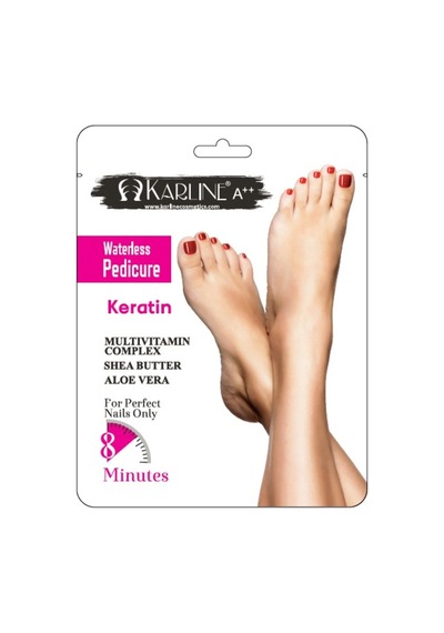 Karline A++ Susuz Keratinli Spa Çoraplı Pedikür Seti