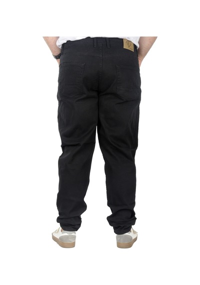 Mode Xl Büyük Beden Erkek Gabardin Pantolon 5 Cep Doğa Classic 22920 Siyah 001