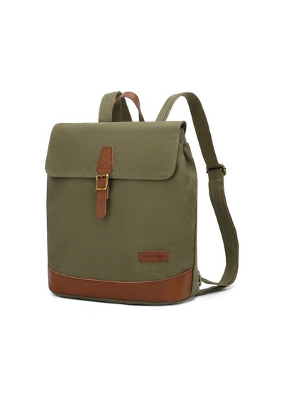 Kanvas Kumaş Kadın Sırt Çantası Smart Bags 1329 Haki