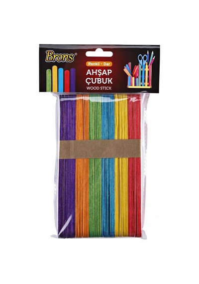 Brons Dil Çubuğu Renkli Dar Br-902 Çok Renkli
