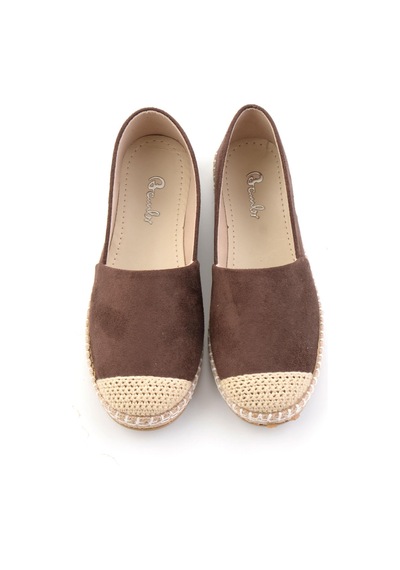 Kahve Kadın Espadril K01125010271 Kahverengi