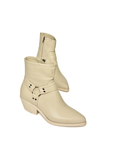 Fox Shoes T404400609 Bej Kalın Topuklu Kadın Bot Bej-suni Deri Bej Fox Shoes T404400609 Bej Kalın Topuklu Kadın Bot Bej-suni Deri Bej