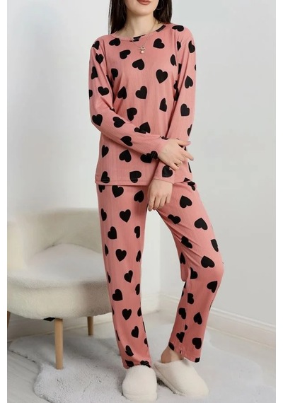 Seka Store Seka Pegasus Alt Üst Aynı Pijama Takımı Pudrasiyah - 50749.1048. Çok Renkli Seka Store Seka Pegasus Alt Üst Aynı Pijama Takımı Pudrasiyah - 50749.1048. Çok Renkli