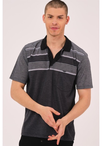 T0721 Dewbbery Erkek T-shırt-siyah Siyah