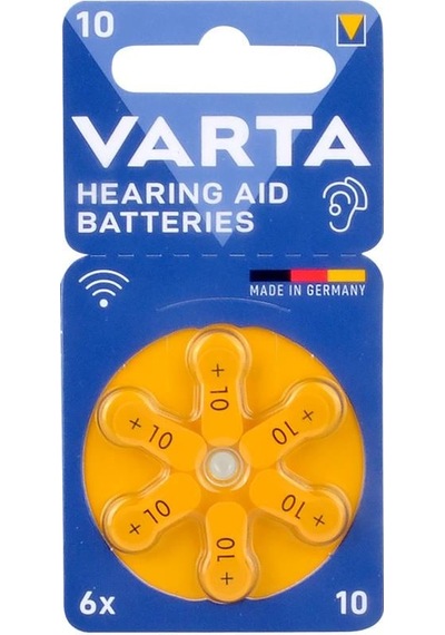 Varta 10 Kulaklık Pili 6lı Blister