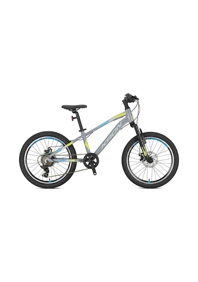 Kron Xc 75 - 20 Mtb - 11' - 7 Vites -m.disc - Nardo Gri/neon Sarı-siyah-mavi