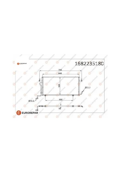 Erp Klima Radyatörü Berlıngo Xsara Partner 5 ,g Eurorepar 1682235180