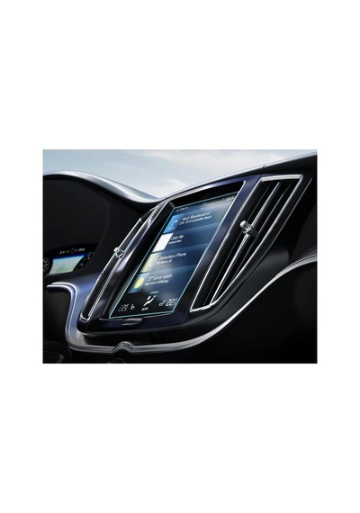 Volvo S90 Uyumlu 9 İnç Araç Ekran Koruyucu Multimedya Navigasyon Nano 9h Kırılmaz Şeffaf