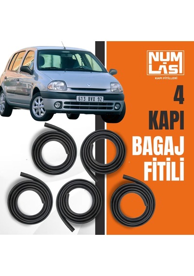 Renault Clio 2 4 Kapı + Bagaj Fitili-a Kalite-numlas-nm7291