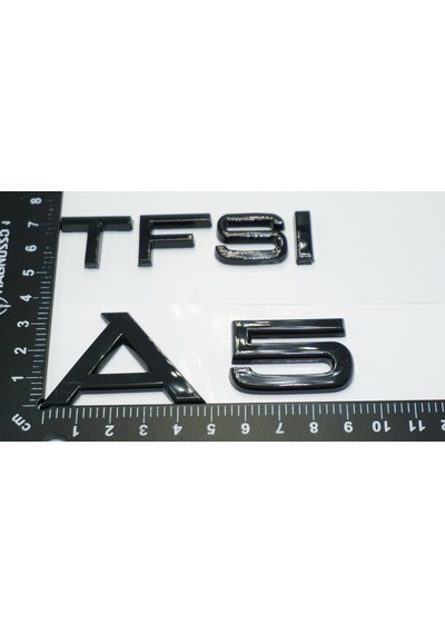 Audi A5 Tfsi Parlak Siyah Abs 3m 3d Bagaj Yazı Logo
