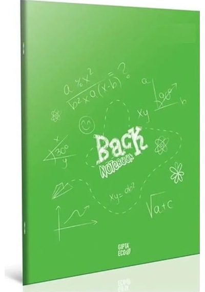 Gıpta Back Defter Tel Dikiş Plastik Kapak A5 80 Yaprak Çizgili