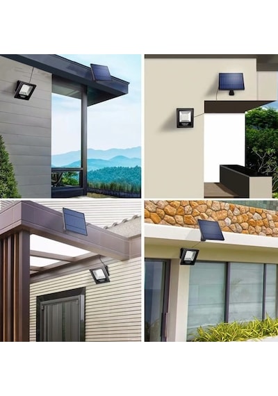 Cata Ct 4649 200w Kumandalı Solar Led Projektör 6400k Beyaz Işık
