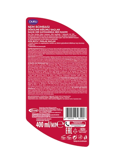 Duru Dökülme Eğilimli Saçlar İçin Dökülme Karşıtı Şampuan 3x400 Ml