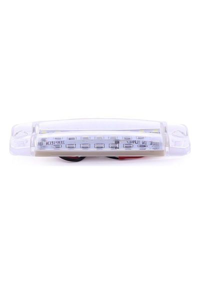 Ahmet Otomotiv Çift Sıra Parmak Led Beyaz Renk 10Cm 16 Led N11.538