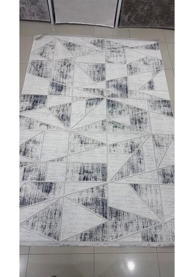 Safyün Halı Kadife Kf456 Gri 200 X 290 Renkli