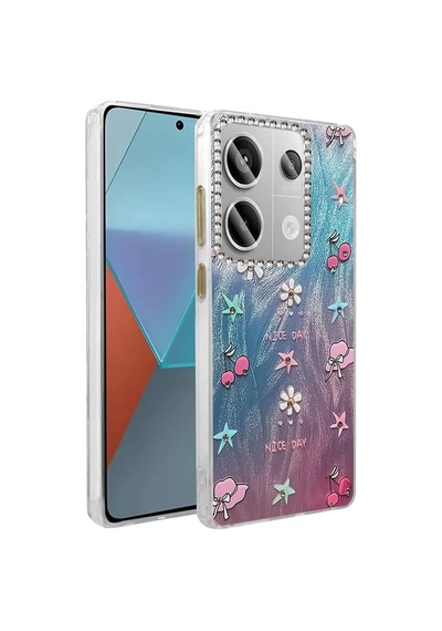 Xiaomi Redmi Note 13 Pro 4g Kılıf Blade Aynalı Desenli Kapak Desen 4