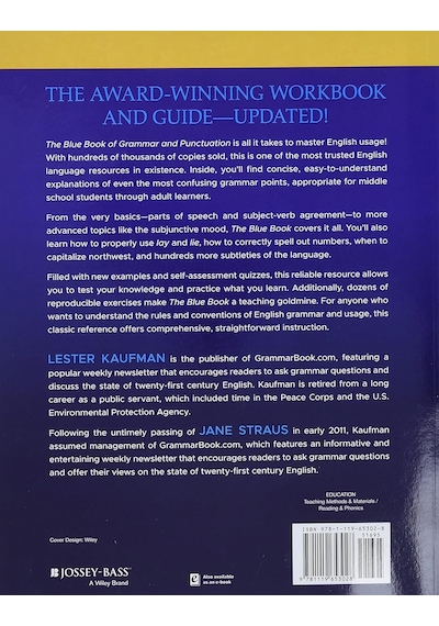 The Blue Book Of Grammar And Punctuation: An Easy-to-use Guide With Clear Rules, Real-world Examples, And Reproducible Quizzes