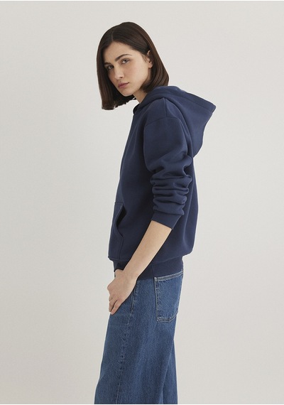 Mavi - Kapüşonlu Lacivert Basic Sweatshirt 167299-70488