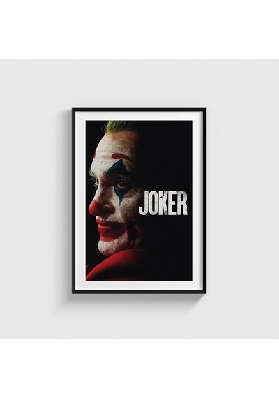 Joker 2019 Film Posteri Tablo Çerçeveli Poster Duvar Dekorasyonu Siyah Çerçeveli Tablo Siyah Çerçeveli Tablo Dn11d301sıyah