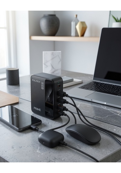 Usb-a Ve Usb-c Çift Girişli Şarj İstasyonu Uczz4in1ganşarj-3 Diğer