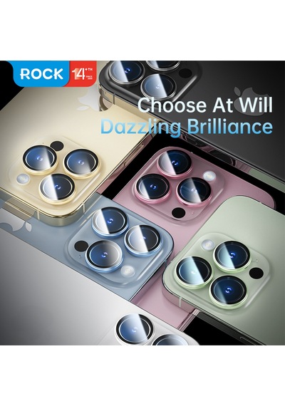 Apple Uyumlu iPhone  15 Pro / 15 Promax Kamera Ve Lens Koruyucu Şeffaf