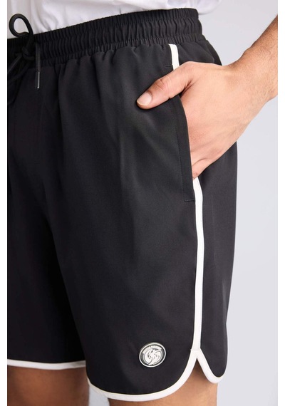 Defacto Regular Fit Elastik Bel Siyah Deniz Şortu G2931ax26hsbk81 Siyah-bk81