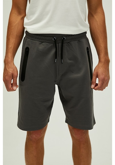 Bad Bear Erkek Şort Miles Sweatshort-23328 Antrasit