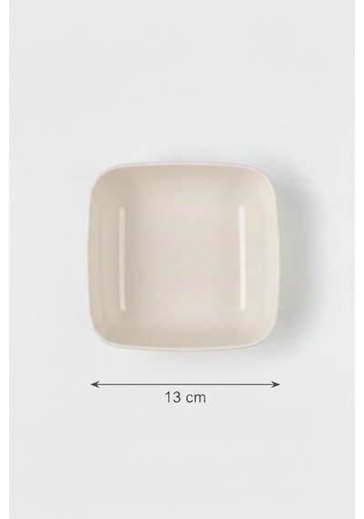 6'lı Verona Kare Kase 13,7cm Krem Rinart