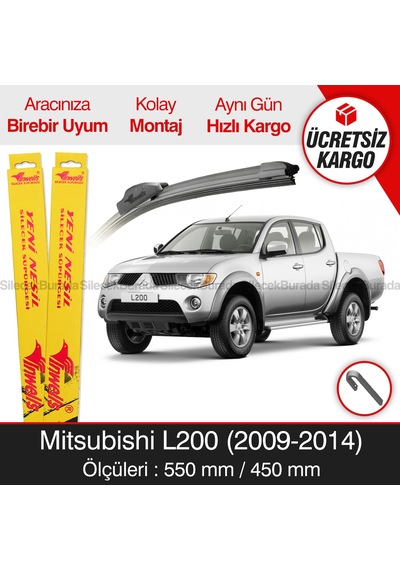Mitsubishi L200 Silecek Takımı 2009-2014 İnwells Muz