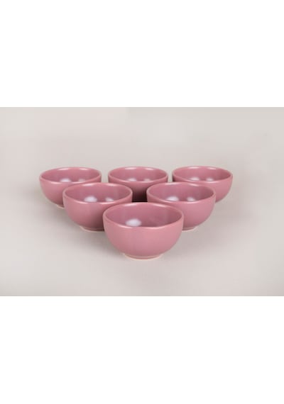 Keramika Mat Violet Bulut Çerezlik Sosluk 8 CM 6 Adet