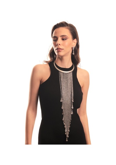 Labalaba Kadın Antik Gümüş Kaplama Spiral Charm Uzun Bohem Kolye & Küpe Seti Gümüş