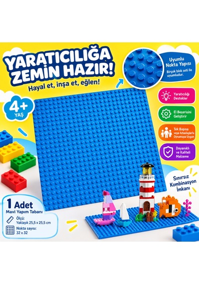 Bezos 11025 Classic Mavi Taban 1 Parça +4 Yaş Dmc