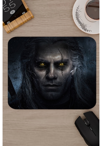 The Witcher V5 22x18 Gaming Kauçuk Kaymaz Taban Mouse Pad Fare Altlığı