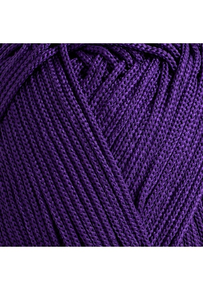 Stil Makrome 3 Mm 100 Gr 100 M Polyester Makrome Parlak Örgü Ve Çanta İpi - Üzüm Moru
