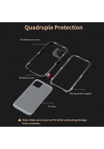 Ulanzi  Apple Uyumlu iPhone 11 Pro Metal Vlog Çerçeve