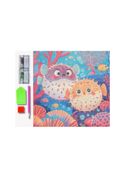 5d Elmas Taş İşleme Kiti Tablo 25x25 Cm - Diamond Painting Set - Dıy Kiti Mtx17357