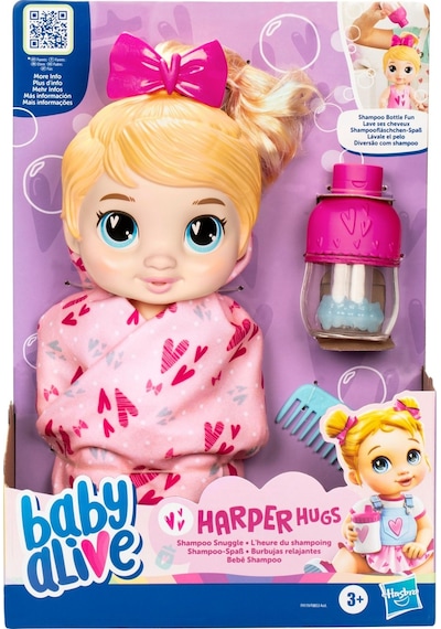 Baby Alive Bebeğimle Şampuan Eğlencesi Sarışın