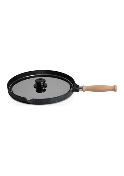 Black Lıne 34 Cm Döküm Balık Tavası Siyah