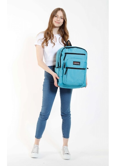 Kaukko Full Pocket Okul Ve Günlük Sırt Çantası - Turkuaz